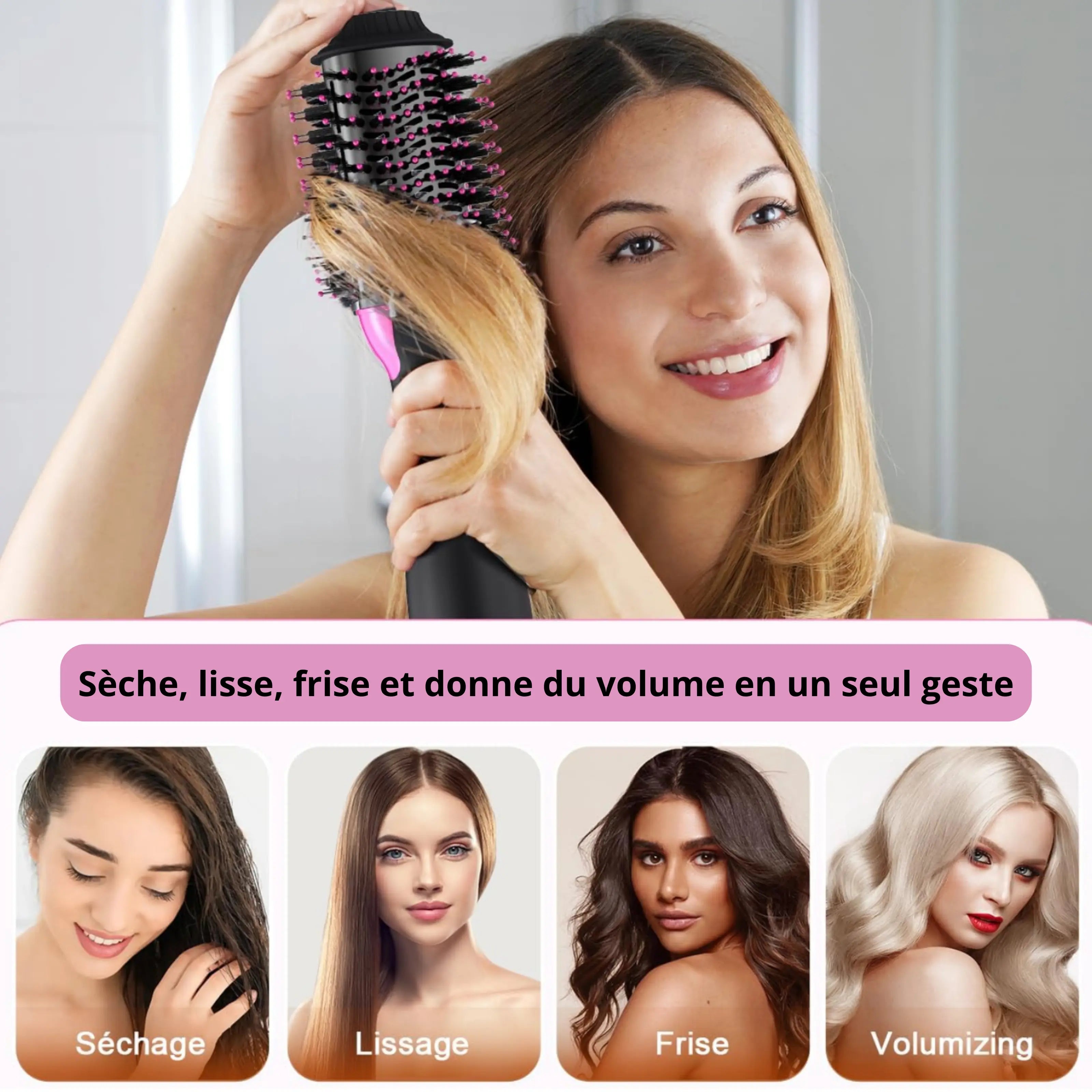 Brosse à cheveux 3 en 1 LuméaLab